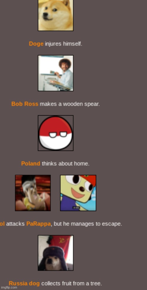 I ESCAPED FROM A STAND USER! | image tagged in hunger games | made w/ Imgflip meme maker