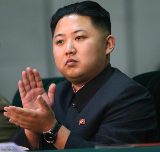 NORTH KOREA CLAPPING | image tagged in north korea clapping | made w/ Imgflip meme maker