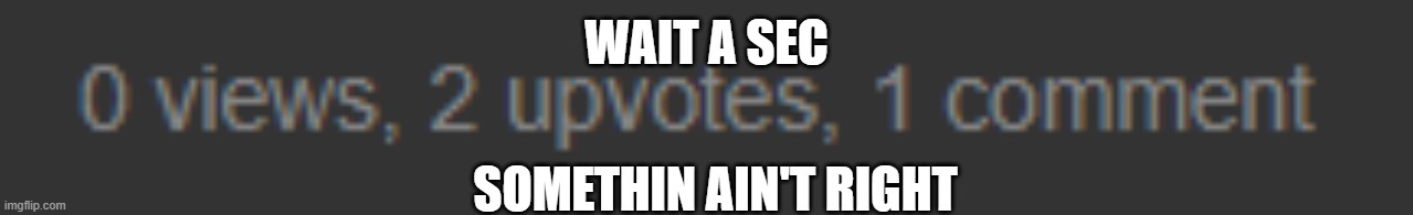 Wait... | WAIT A SEC; SOMETHIN AIN'T RIGHT | image tagged in wait what,how | made w/ Imgflip meme maker