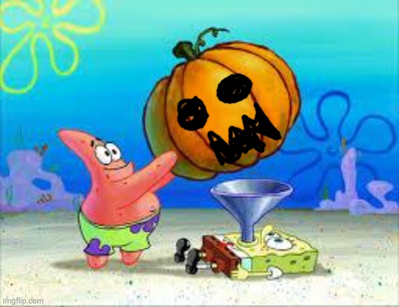 Spooktobor spongebob | image tagged in pumpkin spongebob,pumpkin,spooktober | made w/ Imgflip meme maker