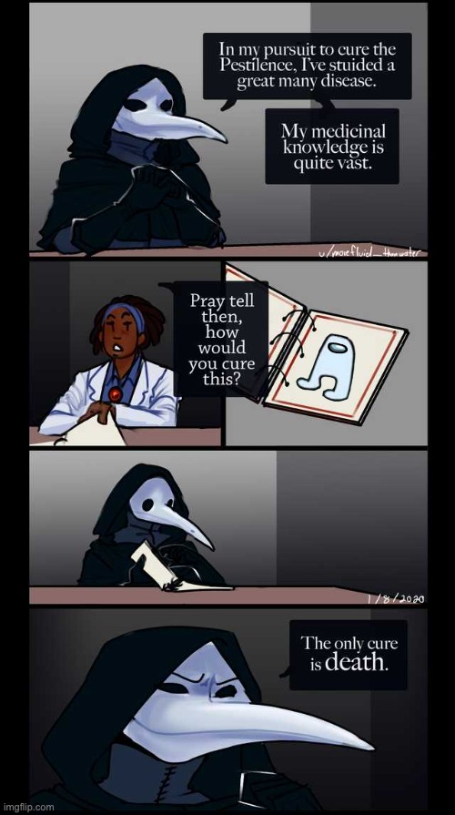 Scp-49 The only cure is death | image tagged in scp-49 the only cure is death | made w/ Imgflip meme maker