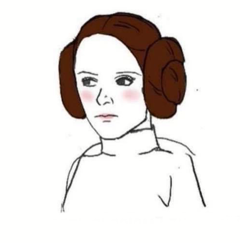 High Quality Princess Leia Blank Meme Template