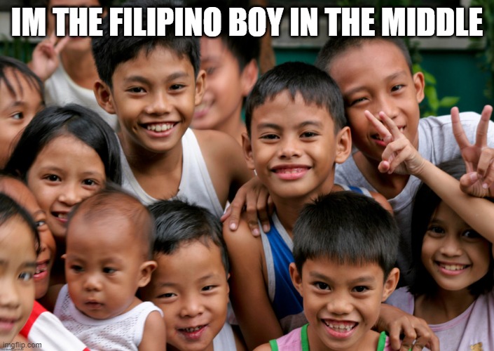 Andrew TAylor | IM THE FILIPINO BOY IN THE MIDDLE | image tagged in andrew taylor | made w/ Imgflip meme maker