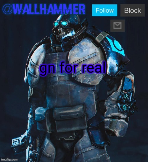 gn for real | image tagged in wallhammer temp thanks bubblestarbunny108 | made w/ Imgflip meme maker