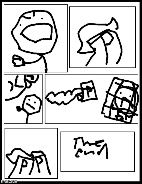 THE PICKLE JAR PART 2 | image tagged in 6 panel rage comic | made w/ Imgflip meme maker