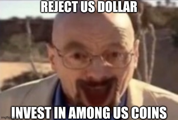 i only gave 24 among us coins | REJECT US DOLLAR; INVEST IN AMONG US COINS | made w/ Imgflip meme maker