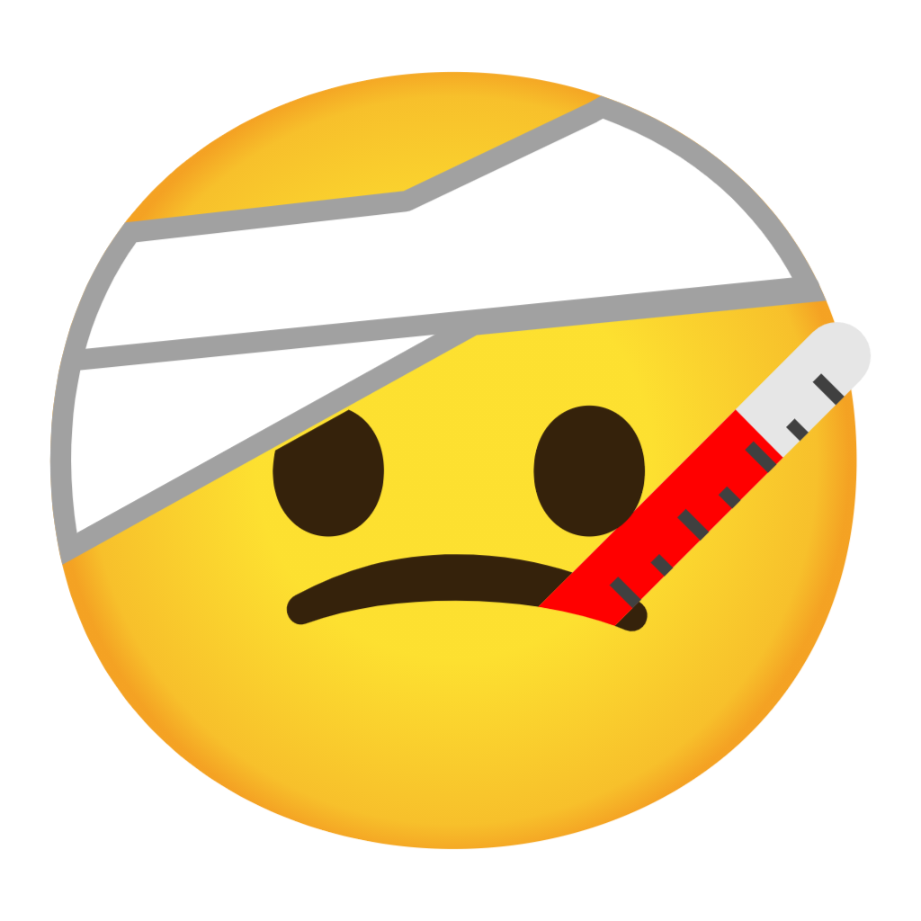 High Quality sick emoji Blank Meme Template