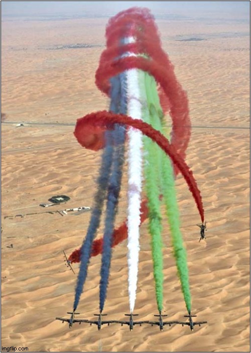 A Nice Aerial Display ! | image tagged in aerial,display,flying | made w/ Imgflip meme maker