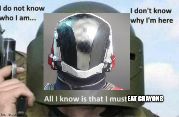 All i know is that i must kill (bottom panel) - Imgflip - All I Know Is I Must Kill Meme