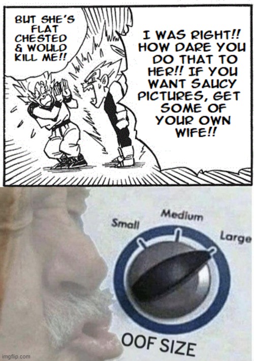 This is an actual panel in the manga xD (Goku ain't got no chill!) | image tagged in oof size large,manga,dragon ball,memes,funny | made w/ Imgflip meme maker