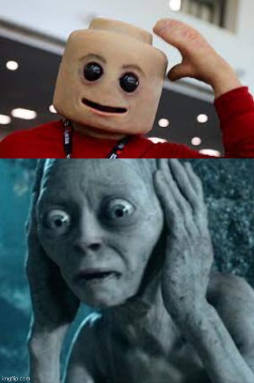 No. No | image tagged in scared gollum,scary,funny memes | made w/ Imgflip meme maker