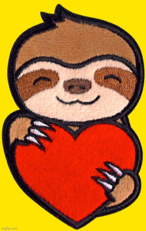 Sloth heart transparent | image tagged in sloth heart transparent | made w/ Imgflip meme maker