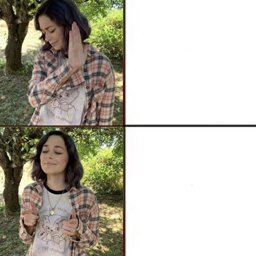 High Quality hotline bling birtch editon Blank Meme Template