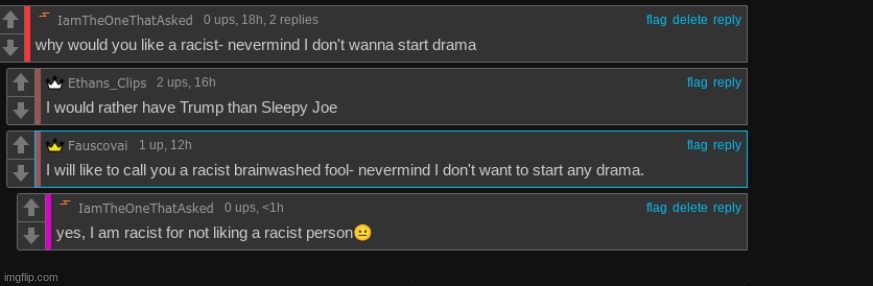 damn, my first time on the politics stream ._. | image tagged in bruh | made w/ Imgflip meme maker