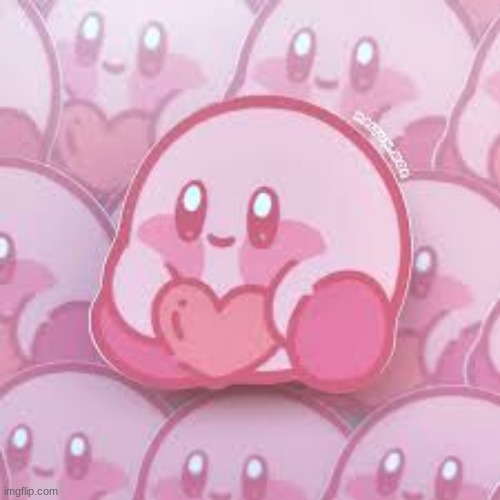 love kirb | image tagged in love kirb | made w/ Imgflip meme maker