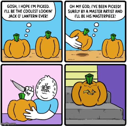 Pumpkins | image tagged in comics/cartoons,comics,comic,pumpkins,pumpkin,halloween | made w/ Imgflip meme maker