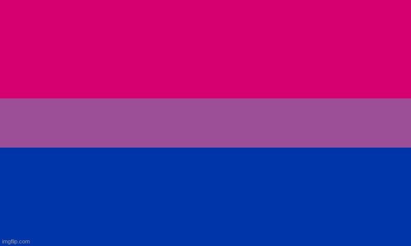 just felt like posting this | image tagged in bi flag | made w/ Imgflip meme maker