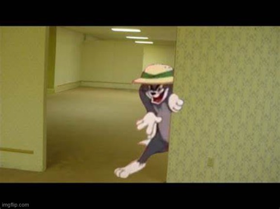 The true backrooms monster | image tagged in tom,tom and jerry | made w/ Imgflip meme maker