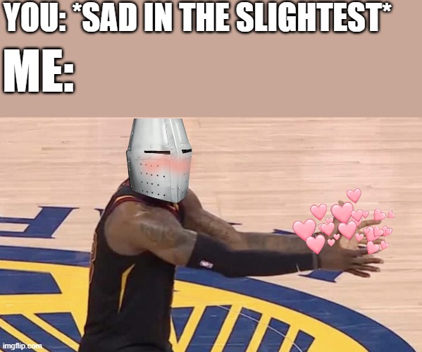 G I B | YOU: *SAD IN THE SLIGHTEST*; ME: | image tagged in kobe why,wholesome,crusader | made w/ Imgflip meme maker