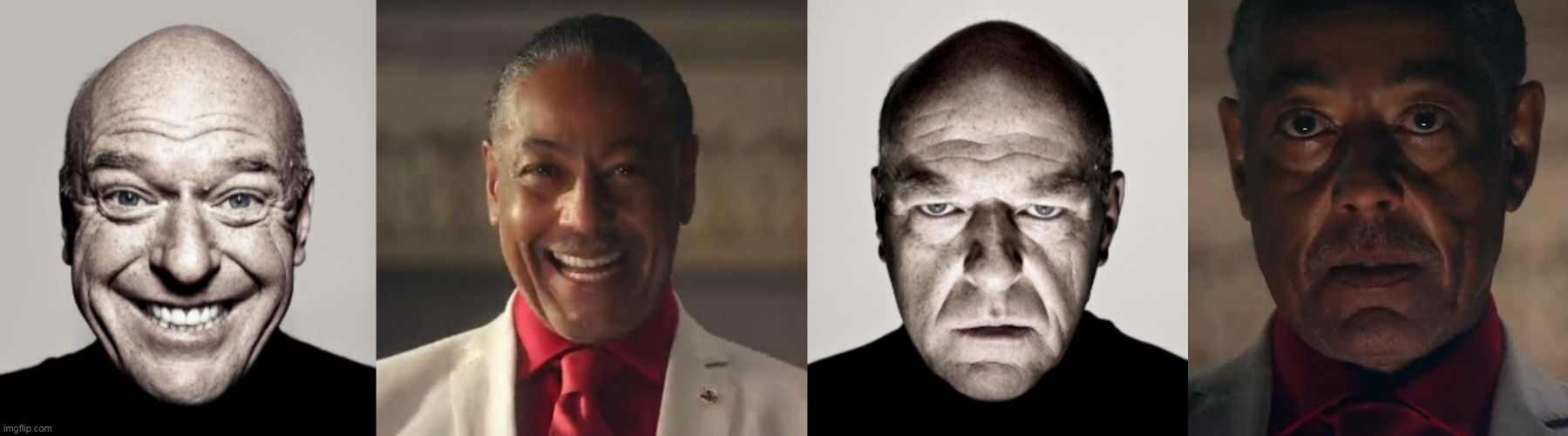 The Same energy | image tagged in farcry6,giancarlo esposito,dean norris | made w/ Imgflip meme maker