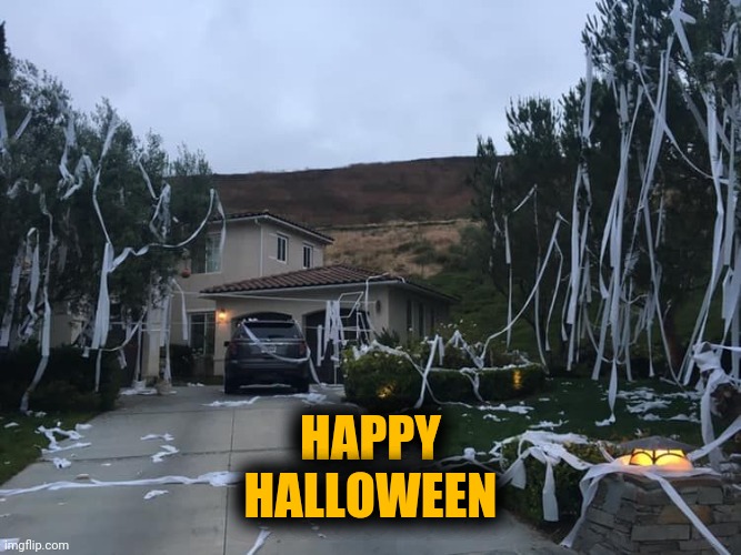 TPed House | HAPPY
HALLOWEEN | image tagged in tped house | made w/ Imgflip meme maker