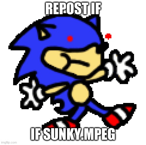 Sunky.MPEG | REPOST IF; IF SUNKY.MPEG | made w/ Imgflip meme maker