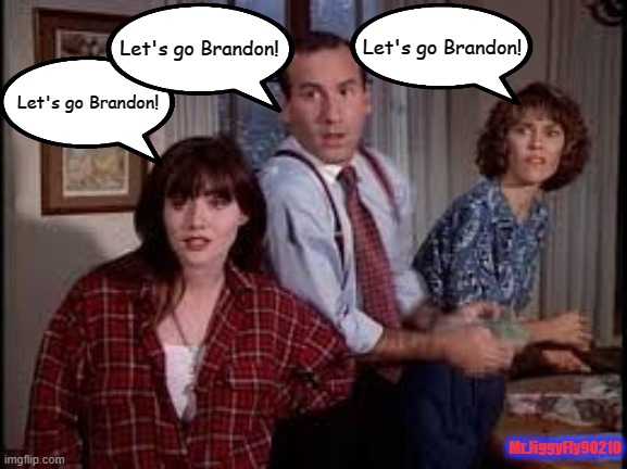 the gift that keeps on giving... | Let's go Brandon! Let's go Brandon! Let's go Brandon! Mr.JiggyFly90210 | image tagged in lets go brandon,creepy joe biden,liberal hypocrisy,cnn fake news,msm lies,fjb | made w/ Imgflip meme maker