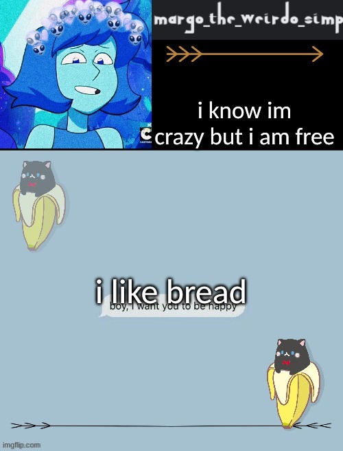 bread | i like bread | image tagged in margos banana cat lapis temp | made w/ Imgflip meme maker