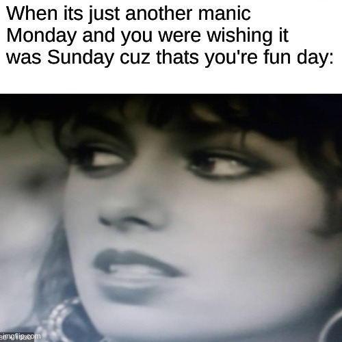 Damn it's Monday ? | When its just another manic Monday and you were wishing it was Sunday cuz thats you're fun day: | image tagged in lol,funny,true | made w/ Imgflip meme maker