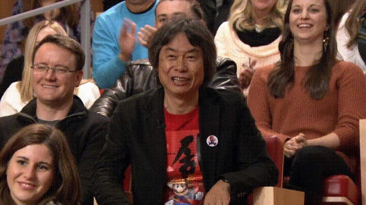 Miyamoto thumps up Blank Meme Template