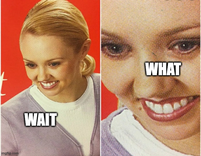 WAIT WHAT? | WHAT WAIT | image tagged in wait what | made w/ Imgflip meme maker