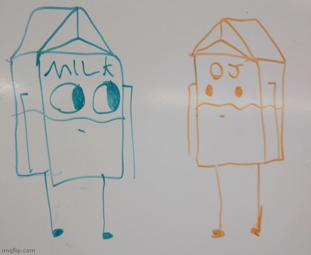 Milk meets his doppleganger | made w/ Imgflip meme maker