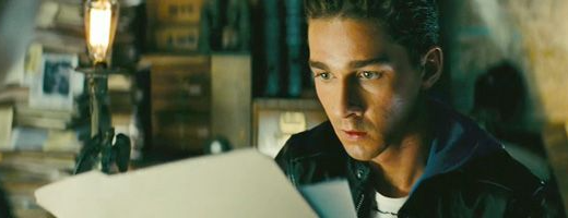 High Quality sam witwicky reading Blank Meme Template