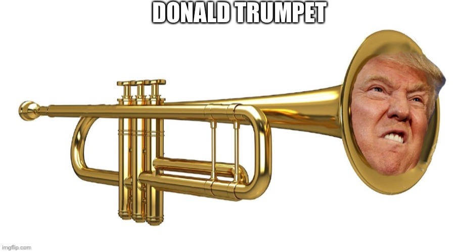 Donald trumpet | image tagged in donald trumpet | made w/ Imgflip meme maker