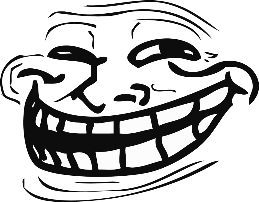 troll face png Blank Template - Imgflip