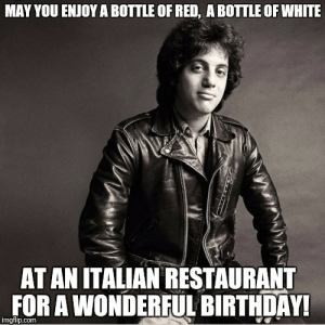 Billy Joel Scenes From An Italian Rest. Blank Meme Template