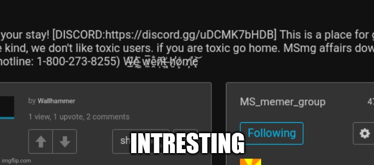 INTRESTING | made w/ Imgflip meme maker