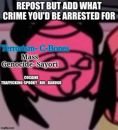 COCAINE TRAFFICKING-SPOOKY_BOI_BAKUGO | made w/ Imgflip meme maker