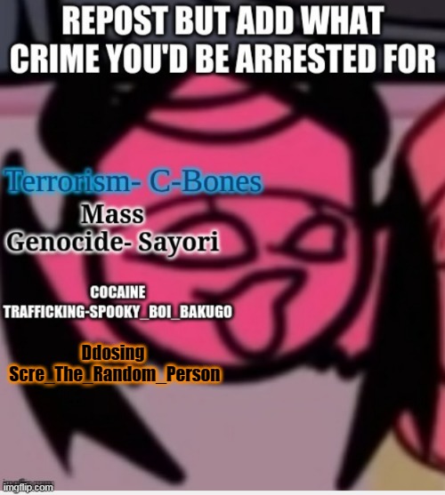 Ddosing
 Scre_The_Random_Person | image tagged in e | made w/ Imgflip meme maker