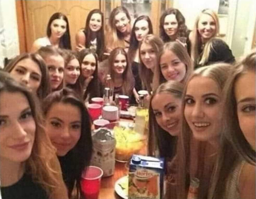 High Quality girls party Blank Meme Template