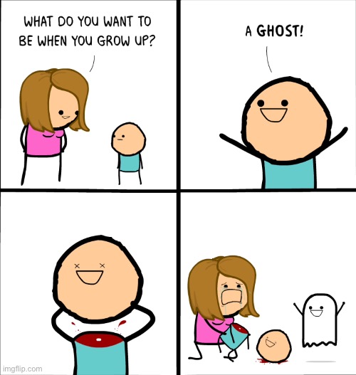 My future child when I ask what do you want to be for Halloween. | made w/ Imgflip meme maker