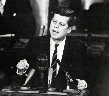 JFK Moon Speech Blank Meme Template
