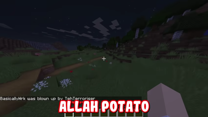 High Quality Terroiser Allah Potato Blank Meme Template
