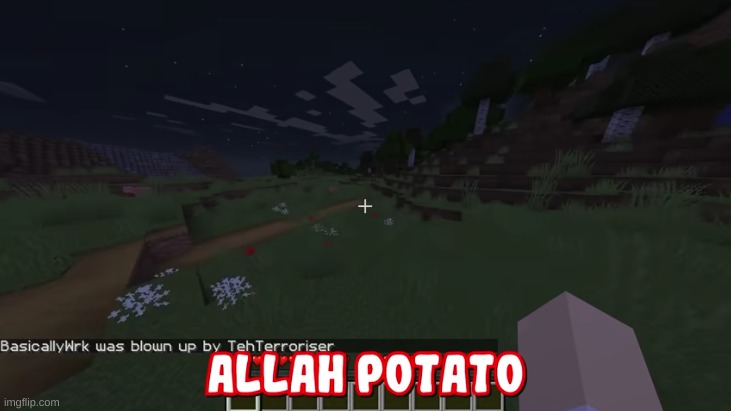Terroiser Allah Potato | image tagged in terroiser allah potato | made w/ Imgflip meme maker