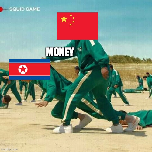 True | MONEY | image tagged in squid game | made w/ Imgflip meme maker