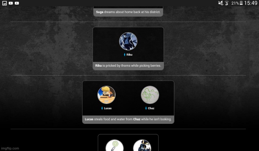 Chaz: "Hey where did my food go?" Meanwhile... Lucas: *Laughs in evil* | made w/ Imgflip meme maker