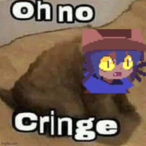 Niko - oh no cringe | image tagged in niko - oh no cringe | made w/ Imgflip meme maker