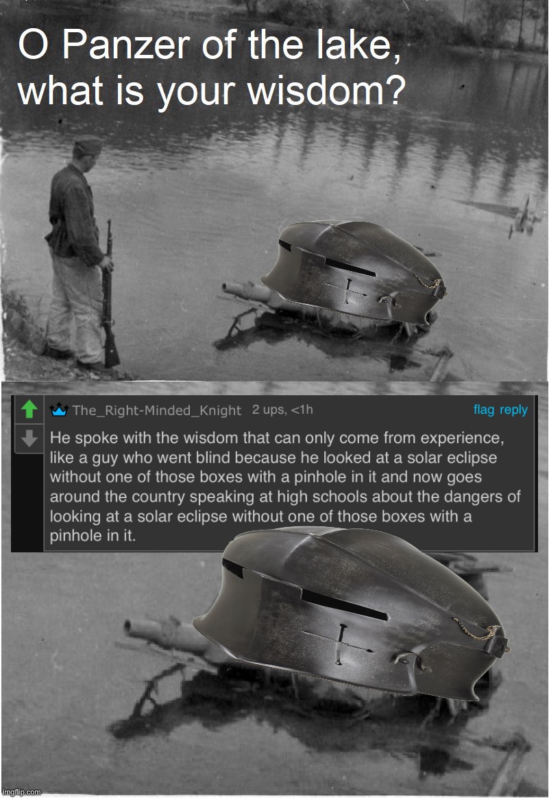 o panzer of the lake | image tagged in o panzer of the lake | made w/ Imgflip meme maker