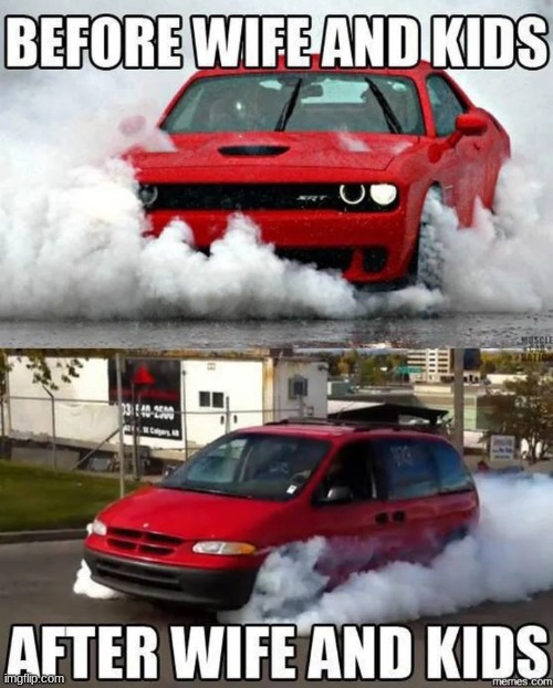 DODGE CAME OUT WITH A FUCKING HELLCAT MINIVAN | made w/ Imgflip meme maker