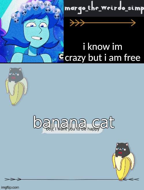 banana cat | banana cat | image tagged in margos banana cat lapis temp | made w/ Imgflip meme maker